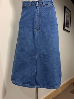 Women’s Enzo Blue Denim Jeans skirt 90s